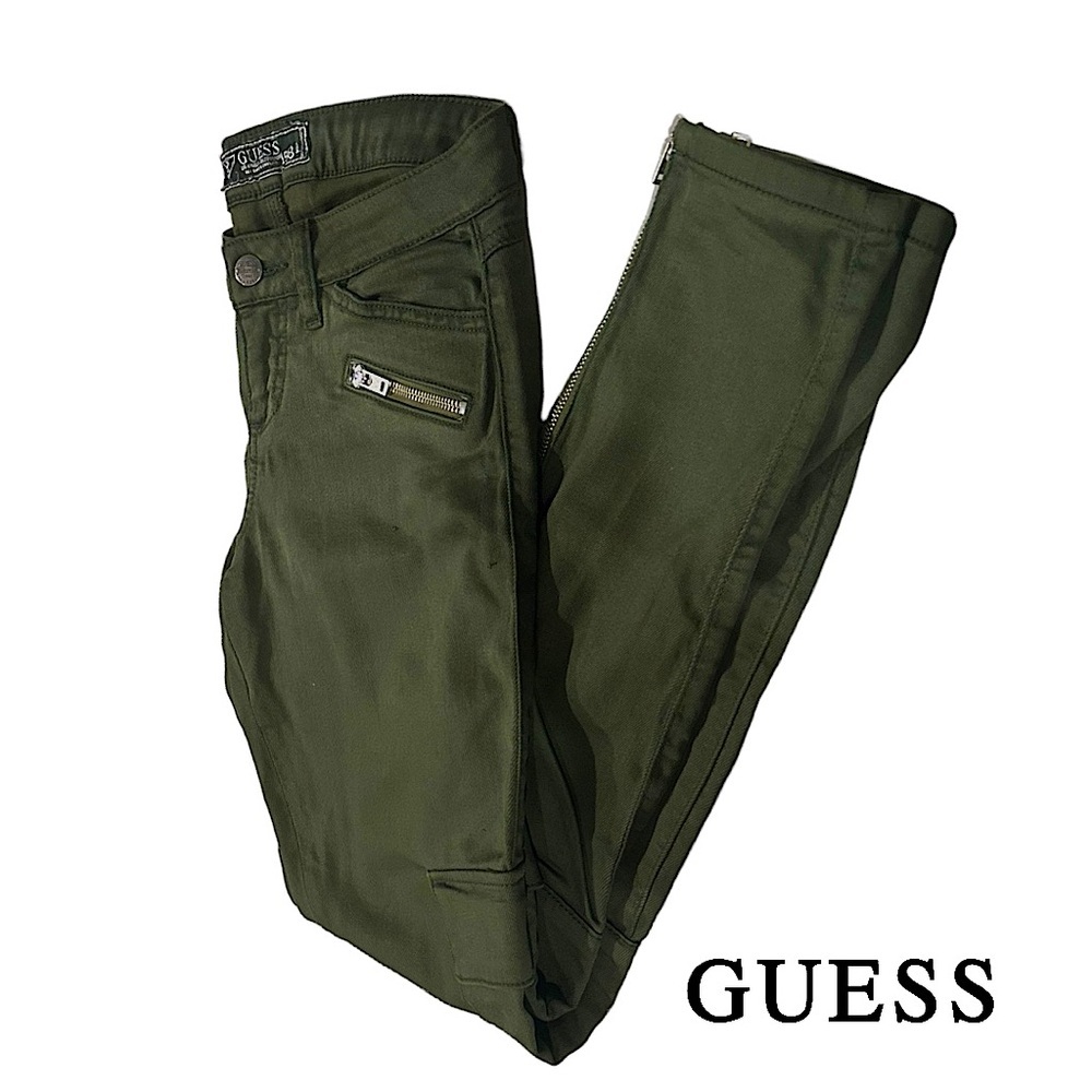 GUESS Cargo Pants  | Size 25 | Khaki Green Olive Wash | Women’s